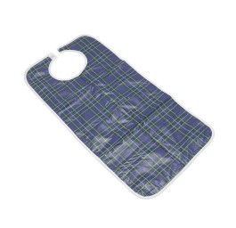 SUNDO bavoir carreaux 45x90cm bleu-vert velcro