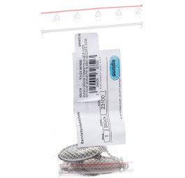 SUNDO attache-serviette 53cm argenté avec clips