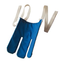 SUNDO aide à l'enfilage chaussettes bleu/blanc