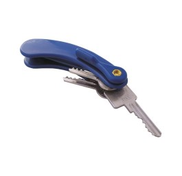 SUNDO tourne-clé 12cm bleu pour 3 clés