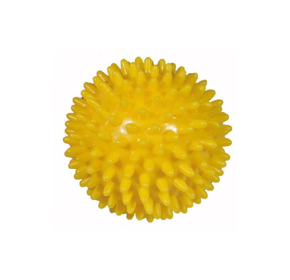 SUNDO balle massage picots ø8cm jaune SUNDO balle massage picots ø8cm jaune