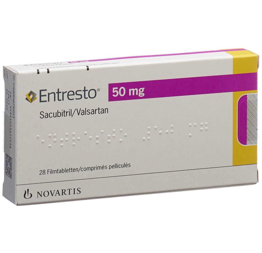 ENTRESTO cpr pell 50 mg 28 pce ENTRESTO cpr pell 50 mg 28 pce