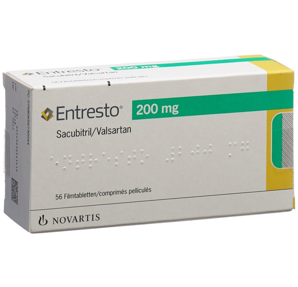 ENTRESTO cpr pell 200 mg 56 pce ENTRESTO cpr pell 200 mg 56 pce
