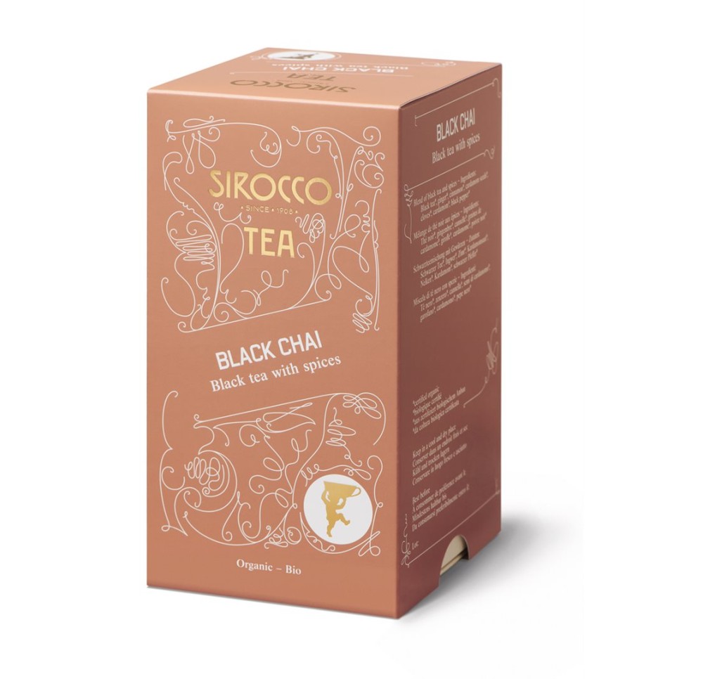 SIROCCO sachets de thé Black Chai 20 pce
