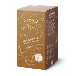 SIROCCO sachets de thé Black Vanilla 20 pce