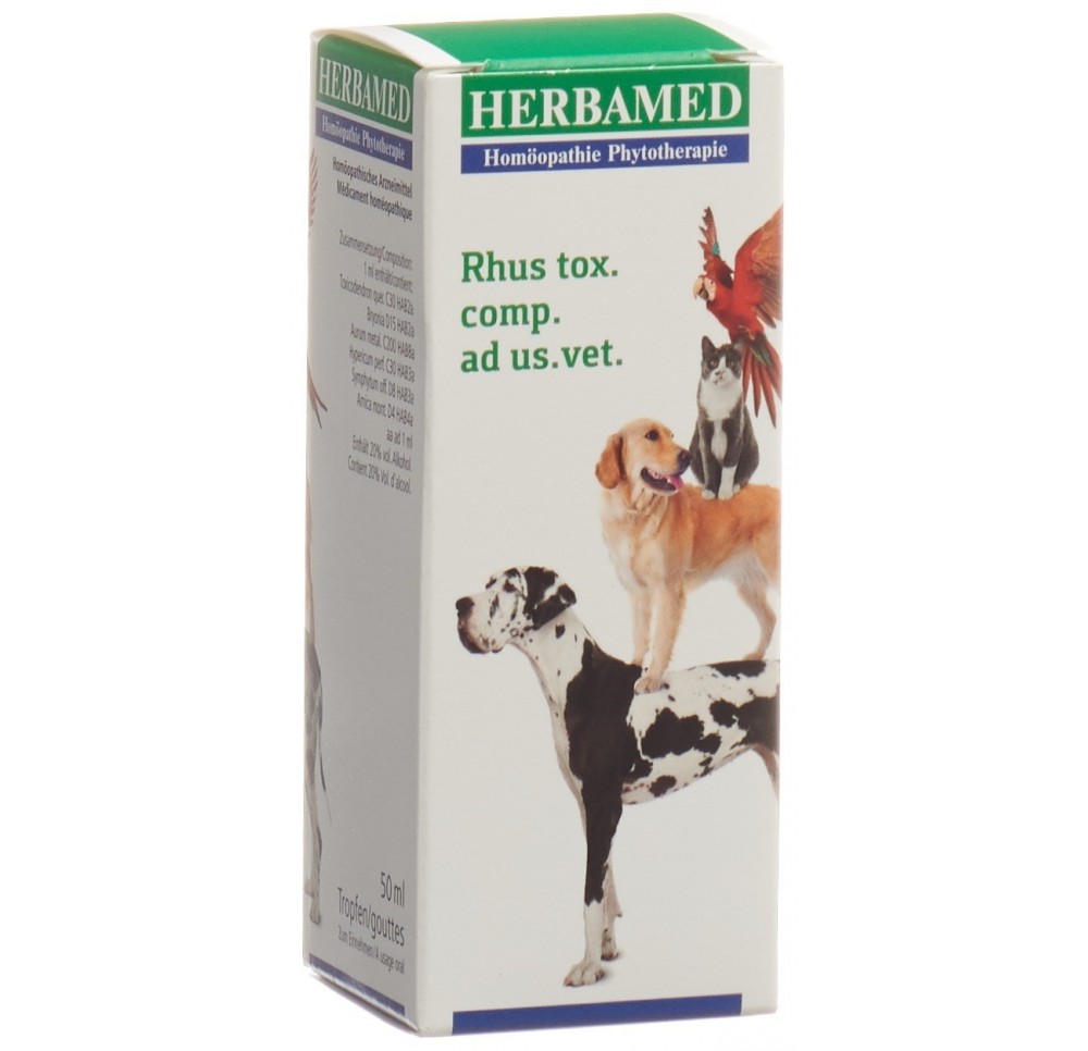 HERBAMED Rhus toxicodendron comp ad us vet 50 ml