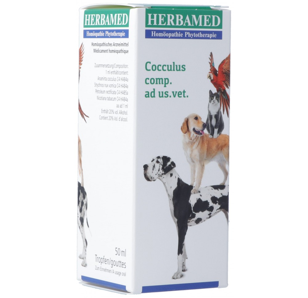 HERBAMED Cocculus comp ad us vet 50 ml