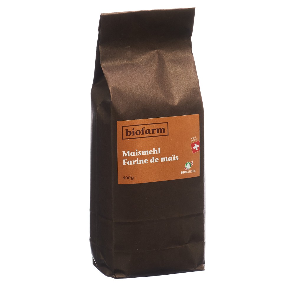 BIOFARM farine de maïs bourgeon sach 500 g BIOFARM farine de maïs bourgeon sach 500 g