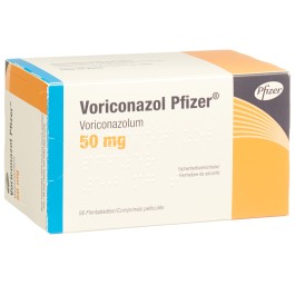 VORICONAZOL Pfizer cpr pell 50 mg 56 pce
