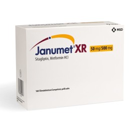 JANUMET XR cpr pell ret 50/500 mg 3 fl 56 pce