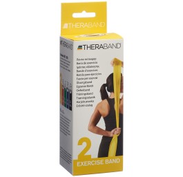 THERA BAND 2.5mx12.7cm jaune mince