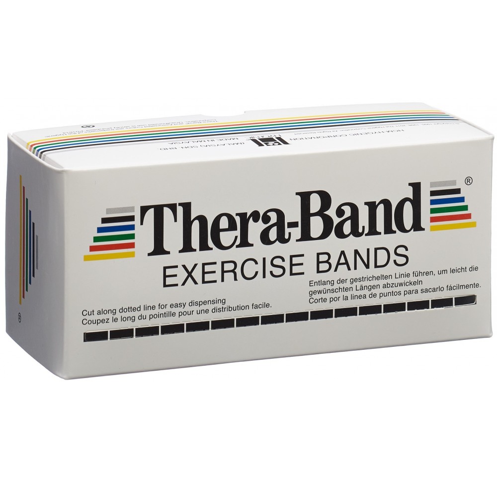 THERA BAND 5.5mx12.7cm noir spécial fort