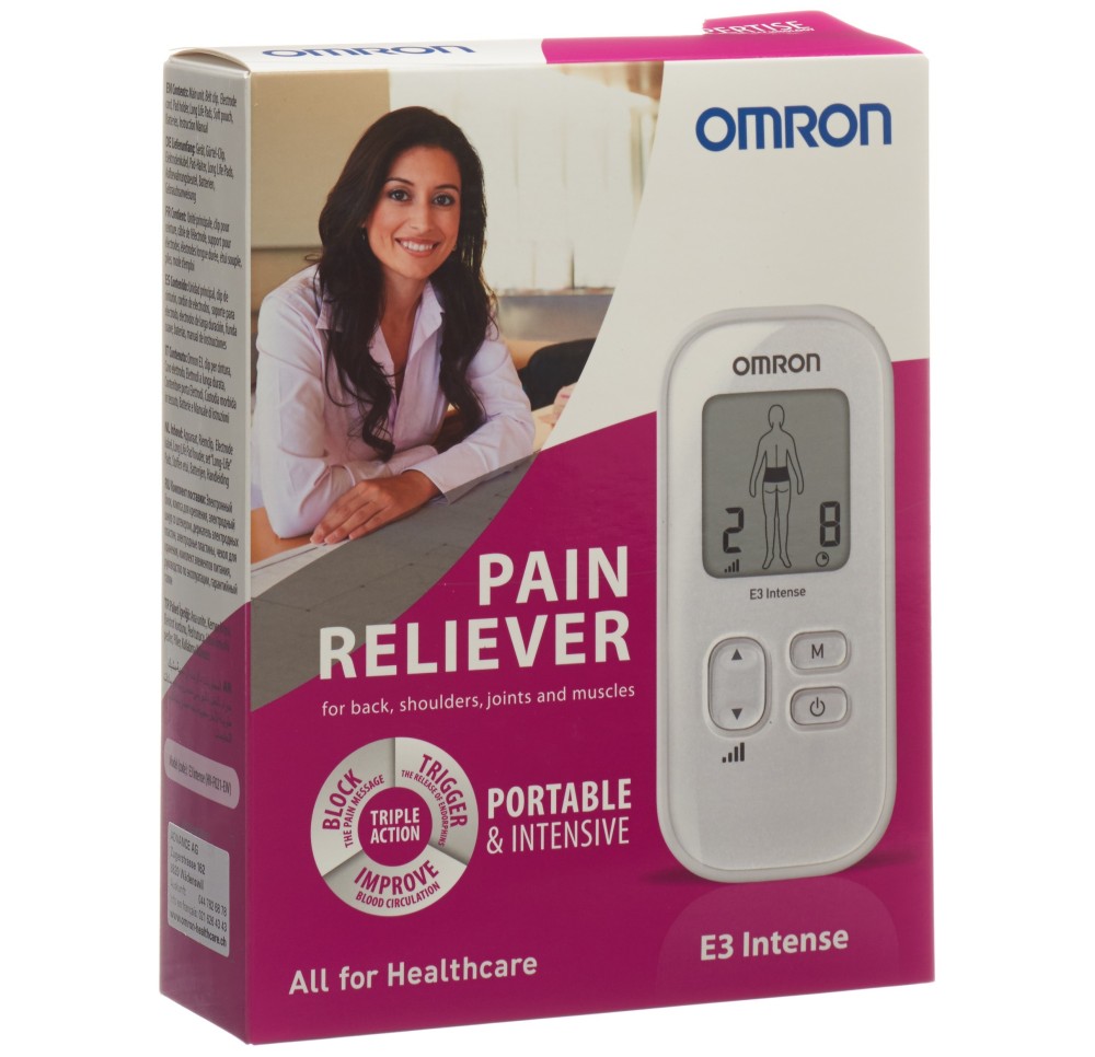 OMRON tens E3 neurostimulation pads inclus