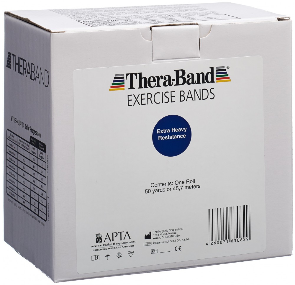 THERA BAND 45mx12.7cm bleu extra fort