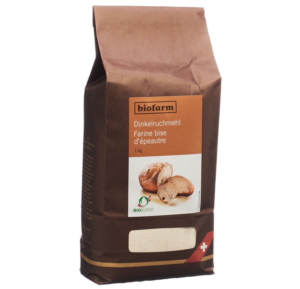 BIOFARM farine bise épeautre bourgeon sach 1 kg BIOFARM farine bise épeautre bourgeon sach 1 kg