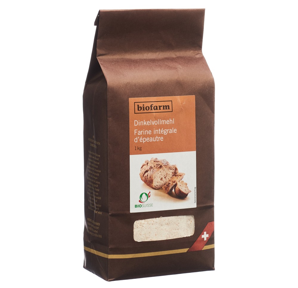 BIOFARM farine intégrale épeautre bourgeon 1 kg BIOFARM farine intégrale épeautre bourgeon 1 kg
