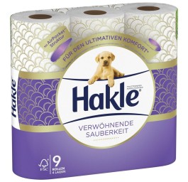 HAKLE propreté moelleuse papier toile 9 pce