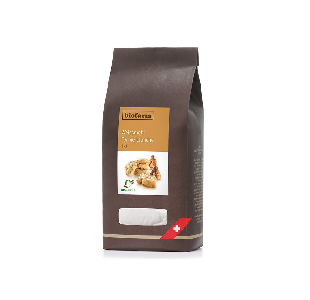 BIOFARM farine blanche bourgeon sach 1 kg