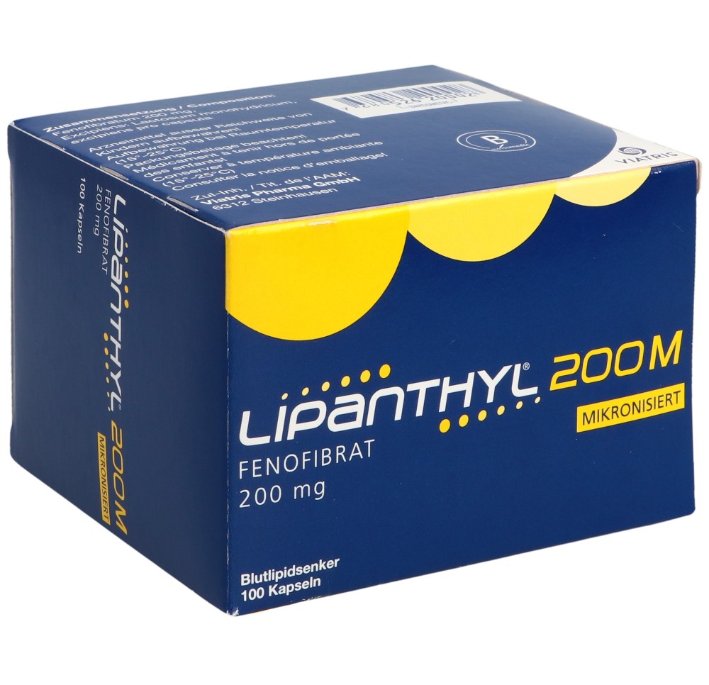 LIPANTHYL 200 M caps 200 mg 100 pce LIPANTHYL 200 M caps 200 mg 100 pce