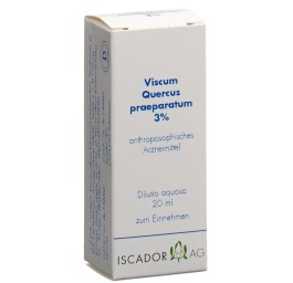 VISCUM QUERCUS praep gouttes 3 % buvables 20 ml