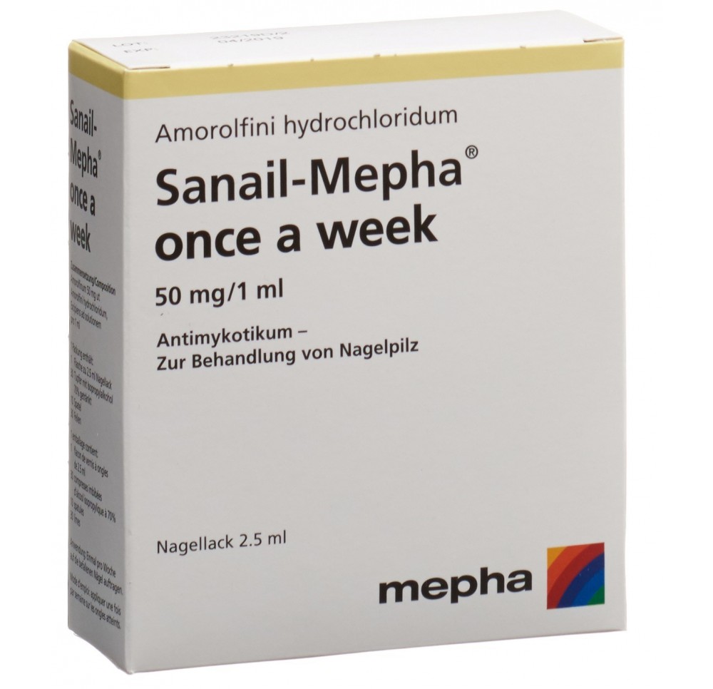 SANAIL Mepha once a week vern ong 50 mg/ml 2.5 ml