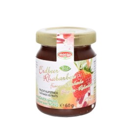 MORGA confitures fruits frai-rhub agave bio 60 g