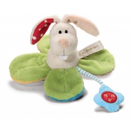 NICI my first Nici hochet lapin dans fleur clochet