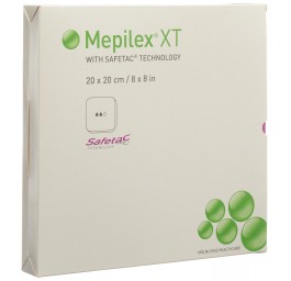 MEPILEX Safetac XT 20x20cm stérile 5 pce