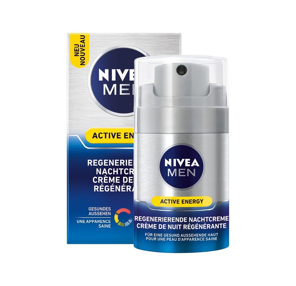 NIVEA Men Active Ener crème nuit régé 50 ml