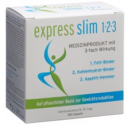 EXPRESS SLIM 1-2-3 caps avec triple action 180 pce