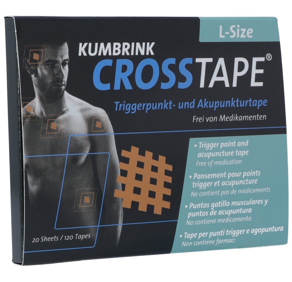 CROSSTAPE anti-douleur et acupuncture L 120 pce CROSSTAPE anti-douleur et acupuncture L 120 pce