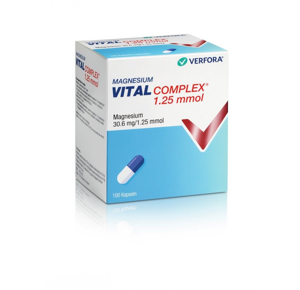 MAGNESIUM Vital Complex caps 1.25 mmol 100 pce