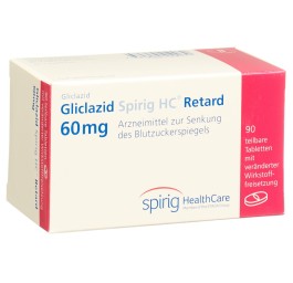 GLICLAZID Spirig HC Retard cpr ret 60 mg 90 pce