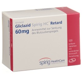 GLICLAZID Spirig HC Retard cpr ret 60 mg 120 pce