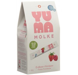 YUMA petit-lait Fraise-Framboise 14 x 25 g