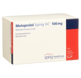 METOPROLOL Spirig HC cpr pell ret 100 mg 100 pce