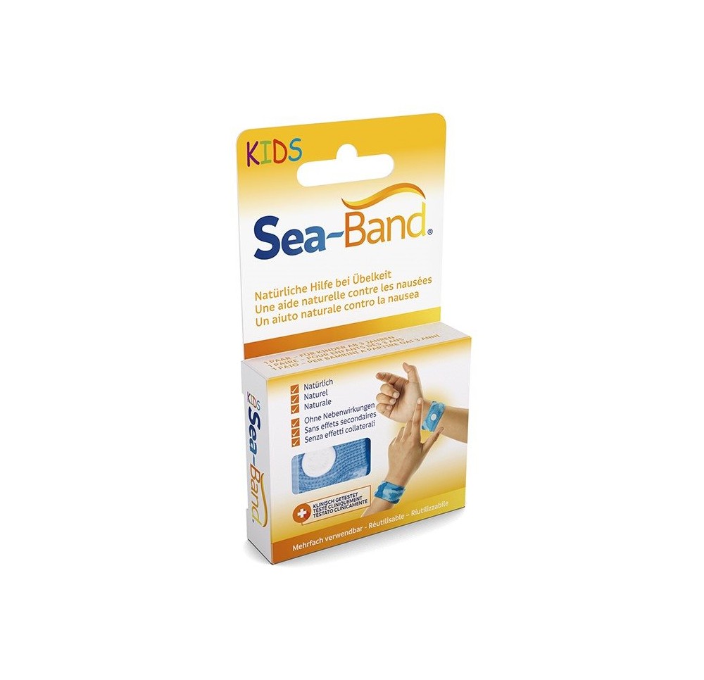 SEA-BAND bracelet acupression enfant bleu 1 paire SEA-BAND bracelet acupression enfant bleu 1 paire