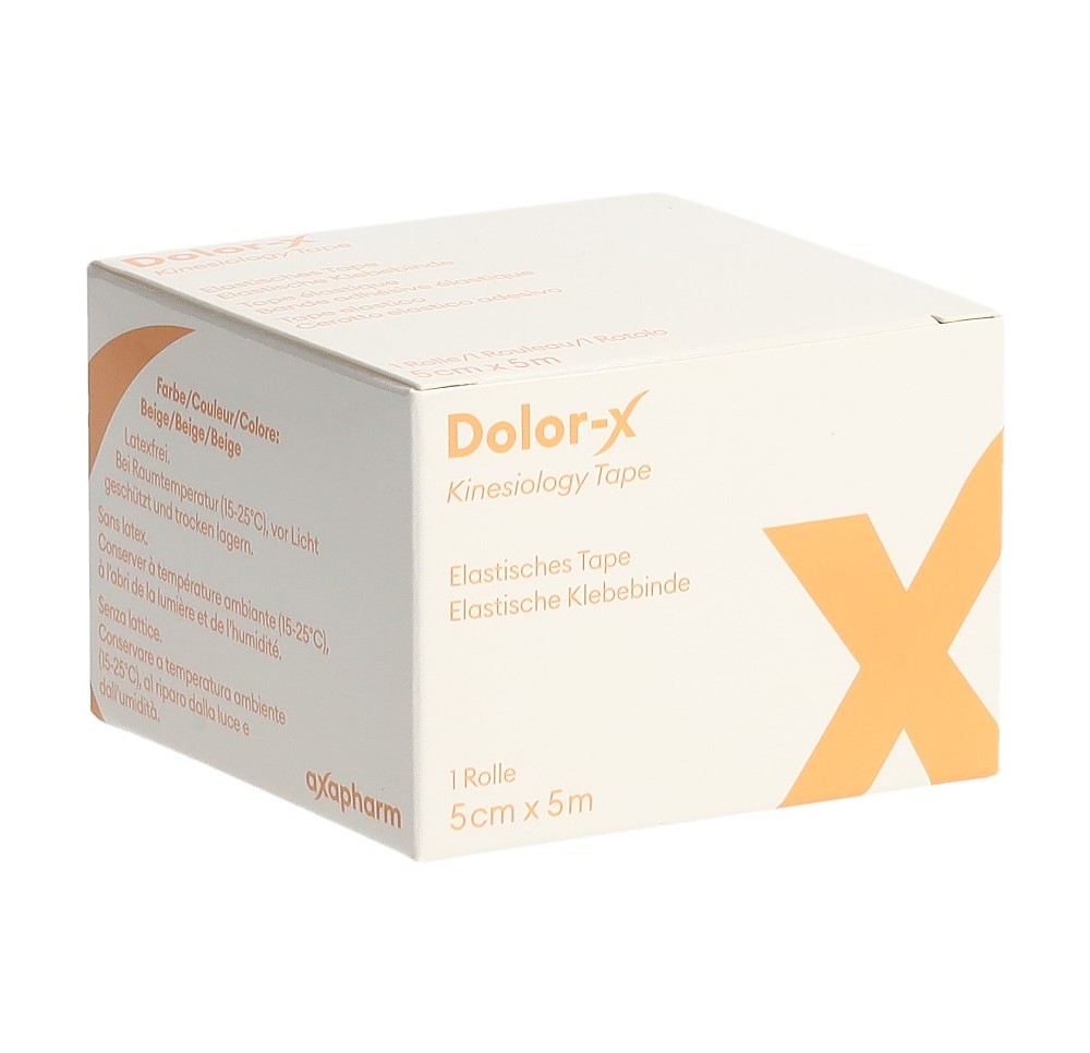 DOLOR-X Kinesiology Tape 5cmx5m beige DOLOR-X Kinesiology Tape 5cmx5m beige