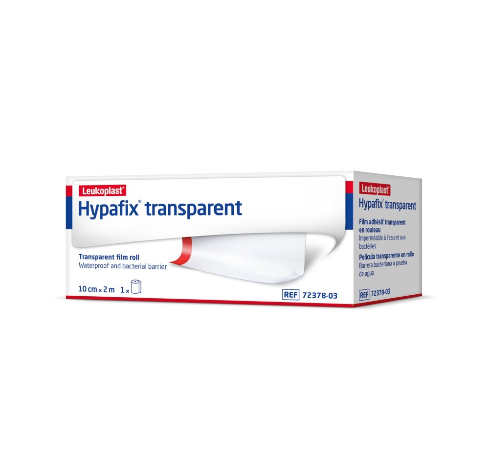 HYPAFIX transparent 10cmx2m non stérile rouleau HYPAFIX transparent 10cmx2m non stérile rouleau