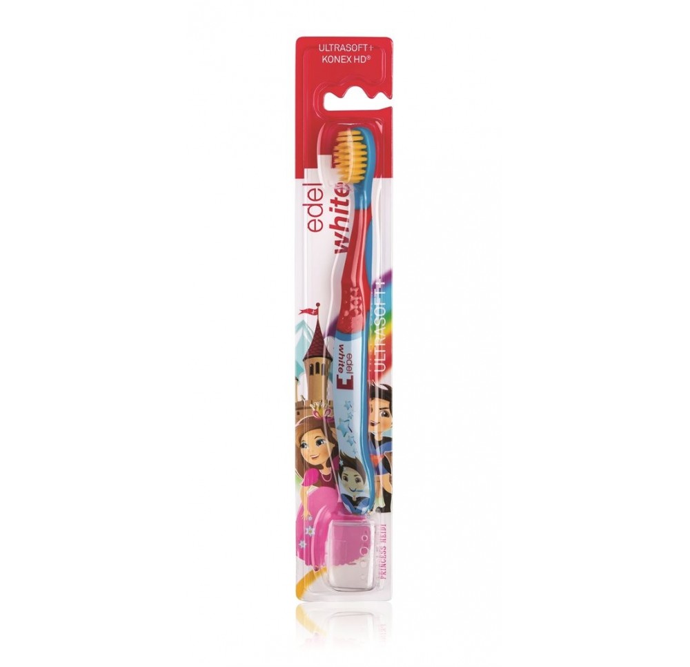 EDEL+WHITE Flosserbrush brosse dents enf ultrasoft