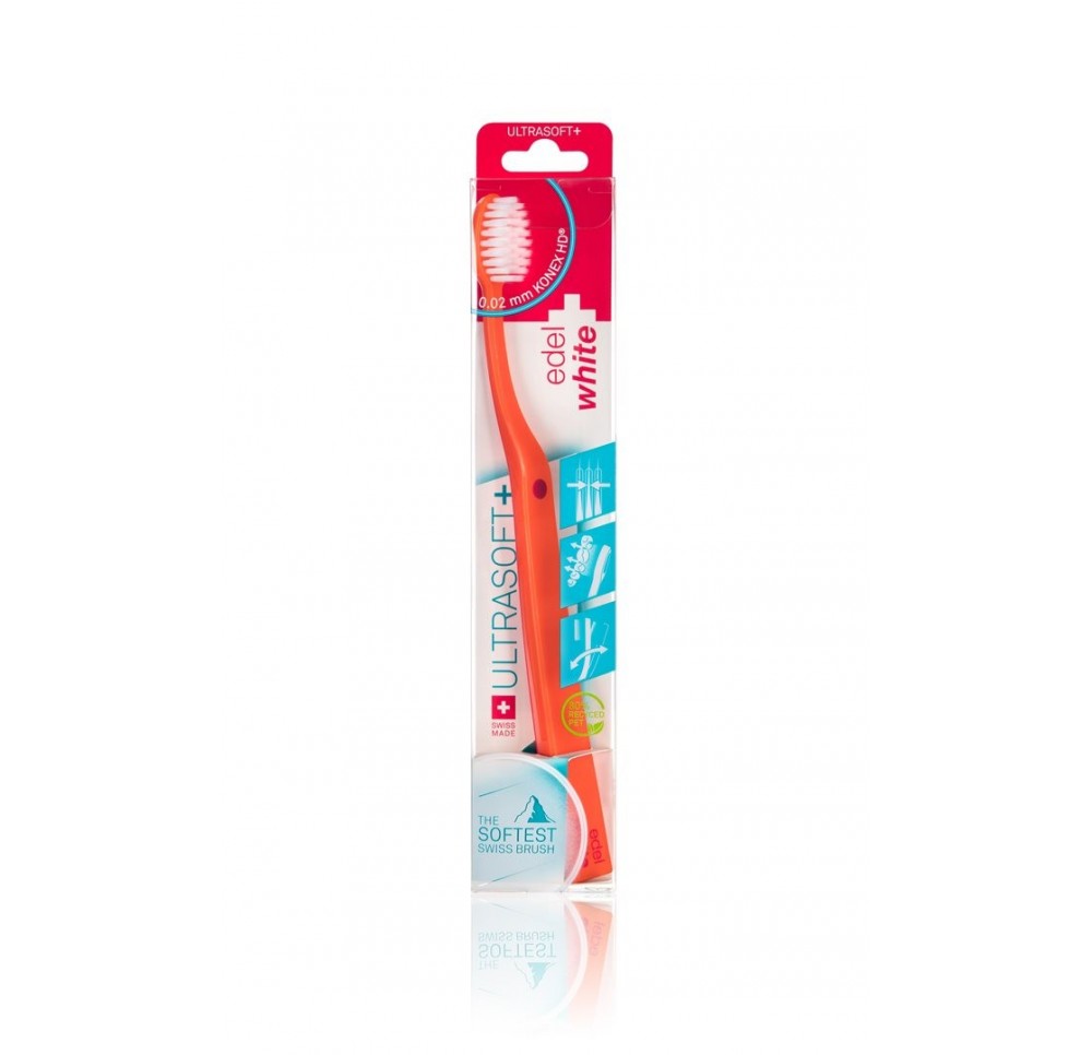 EDEL+WHITE Flosserbrush brosse dents ultrasoft PET