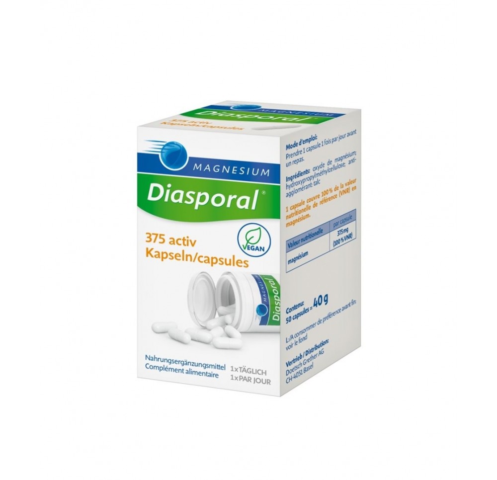 MAGNESIUM DIASPORAL Activ caps 50 pce