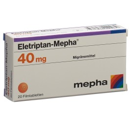 ELETRIPTAN Mepha cpr pell 40 mg 20 pce