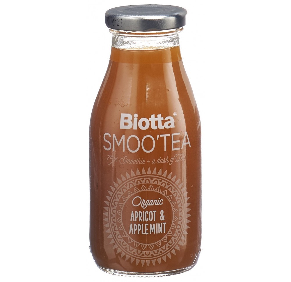 BIOTTA SmooTea abricot menthe de pomme 250 ml