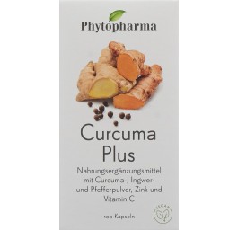 PHYTOPHARMA Curcuma Plus caps fl 100 pce