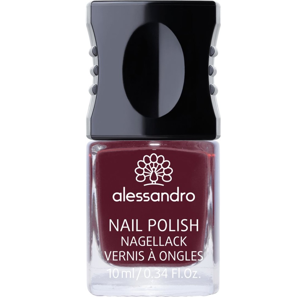 ALESSAN vernis à ongles sans emb 905 Rouge Noir