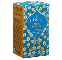 PUKKA Trois Camomilles Thé bio sach 20 pce