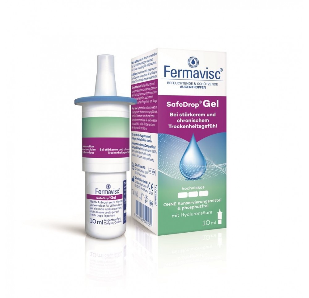 FERMAVISC SafeDrop Gel gtt opht 0.3 % fl 10 ml