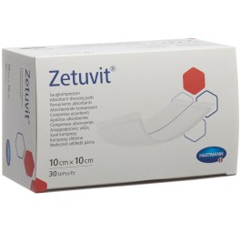 ZETUVIT compresse absorbante 10x10cm 30 pce