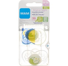 MAM Night lolette sili 16-36m Girl 2 pce